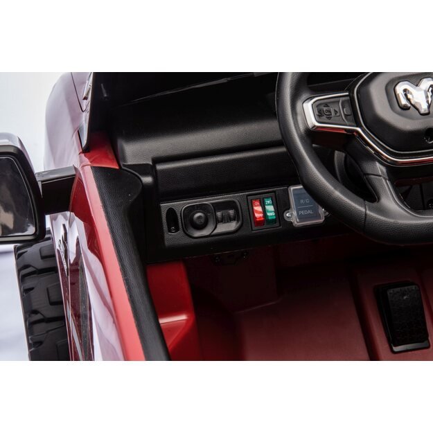 Dvivietis elektromobilis Dodge RAM 3500 4x4, gaisrinė