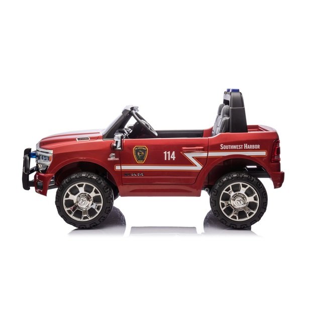 Dvivietis elektromobilis Dodge RAM 3500 4x4, gaisrinė