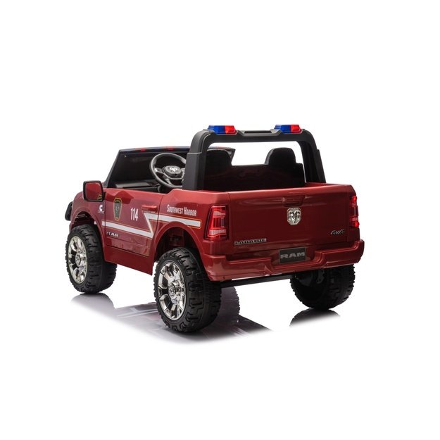 Dvivietis elektromobilis Dodge RAM 3500 4x4, gaisrinė