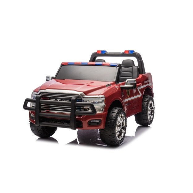 Dvivietis elektromobilis Dodge RAM 3500 4x4, gaisrinė