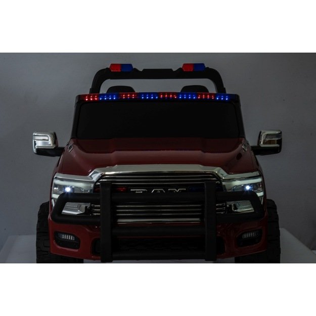 Dvivietis elektromobilis Dodge RAM 3500 4x4, gaisrinė