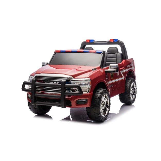 Dvivietis elektromobilis Dodge RAM 3500 4x4, gaisrinė