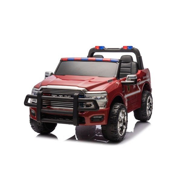 Dvivietis elektromobilis Dodge RAM 3500 4x4, gaisrinė