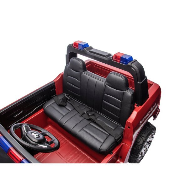 Dvivietis elektromobilis Dodge RAM 3500 4x4, gaisrinė