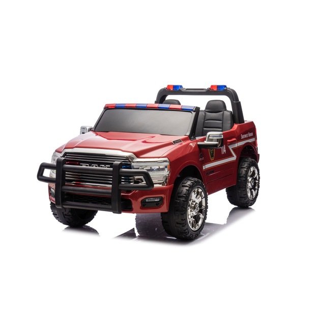 Dvivietis elektromobilis Dodge RAM 3500 4x4, gaisrinė
