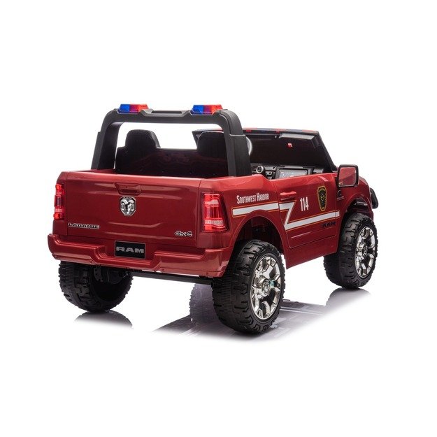 Dvivietis elektromobilis Dodge RAM 3500 4x4, gaisrinė