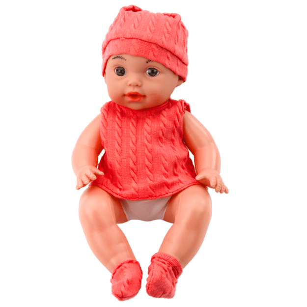 Lėlė kūdikis su garsais ir buteliuku 30 cm 2