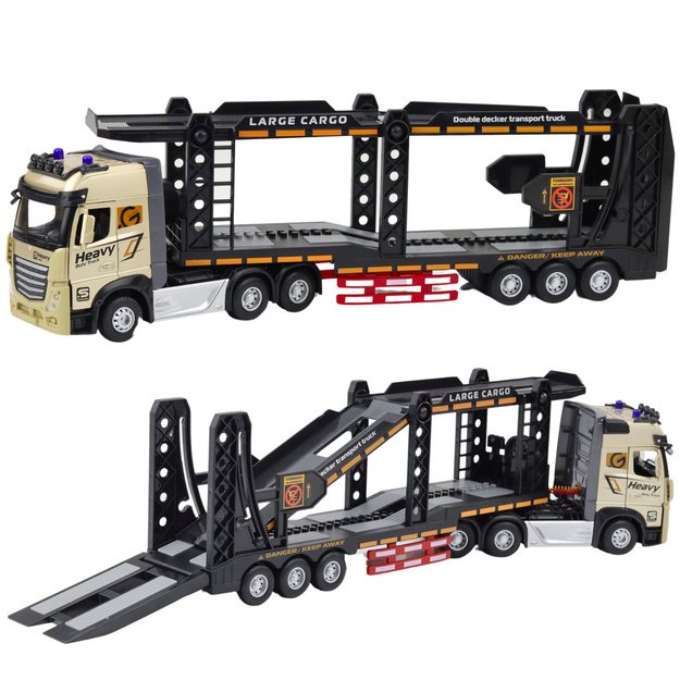 Nuotoliniu būdu valdomas sunkvežimis su priekaba „Lora Truck Lawn“ 1:24