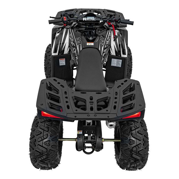 Benzininis keturratis vaikams 120CC DISCOVERER, juodas