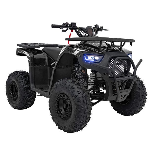 Benzininis keturratis vaikams 120CC DISCOVERER, juodas