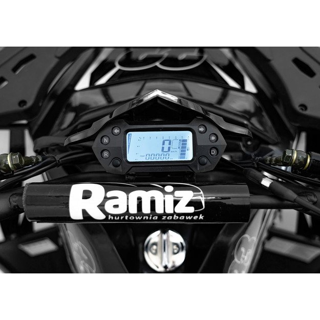 Benzininis keturratis vaikams 120CC DISCOVERER, juodas