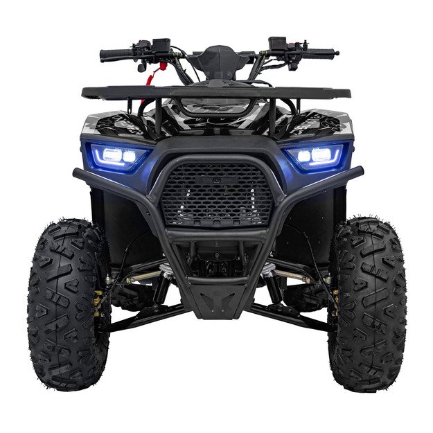 Benzininis keturratis vaikams 120CC DISCOVERER, juodas