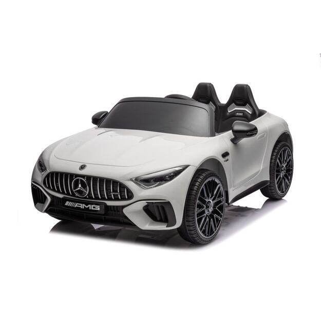 Dvivietis elektromobilis vaikams Mercedes AMG SL63, baltas