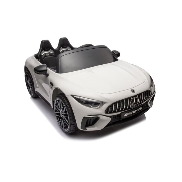 Dvivietis elektromobilis vaikams Mercedes AMG SL63, baltas