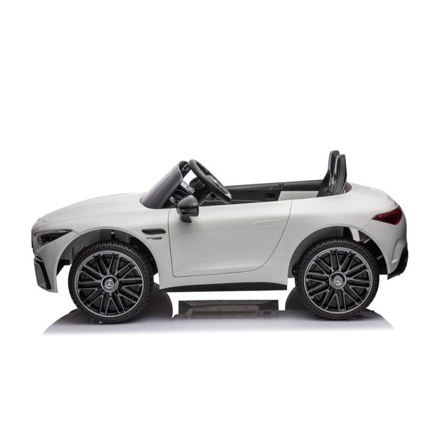 Dvivietis elektromobilis vaikams Mercedes AMG SL63, baltas