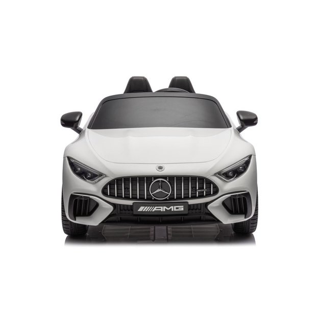 Dvivietis elektromobilis vaikams Mercedes AMG SL63, baltas