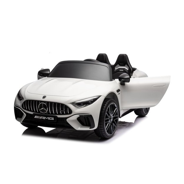 Dvivietis elektromobilis vaikams Mercedes AMG SL63, baltas