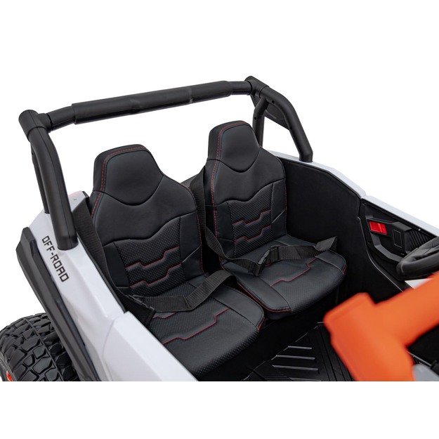 Bagis UTV X3 Off-Road – dvivietis elektromobilis vaikams, oranžinis