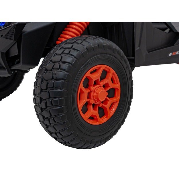 Bagis UTV X3 Off-Road – dvivietis elektromobilis vaikams, oranžinis