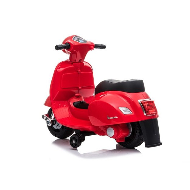 Vaikiškas elektrinis motoroleris Vespa GTS 300 Mini, raudonas