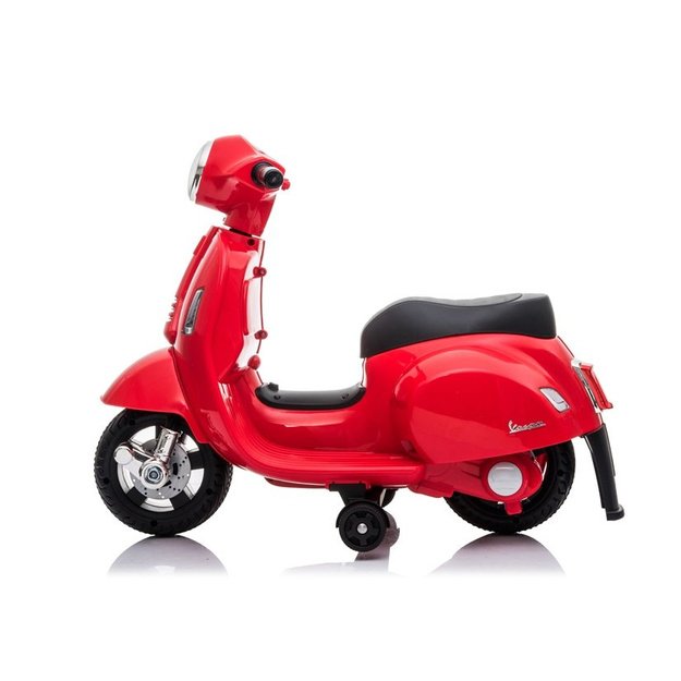 Vaikiškas elektrinis motoroleris Vespa GTS 300 Mini, raudonas