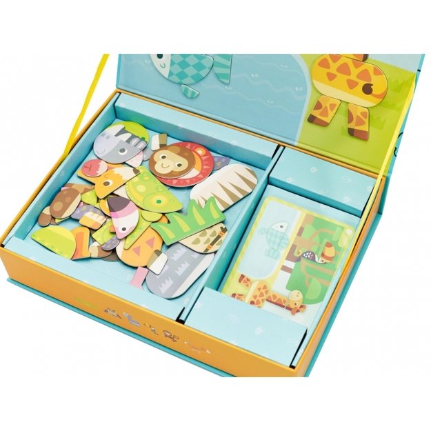 Magnetinė gyvūnų dėlionė 60 el., CLASSIC WORLD 15