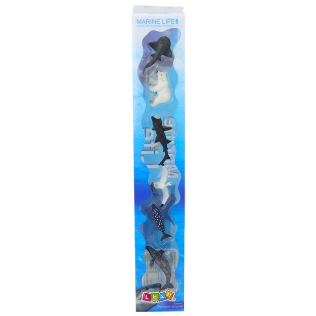Mini jūros gyvūnų figūrėlių rinkinys 6–8 cm, 6 vnt. 7