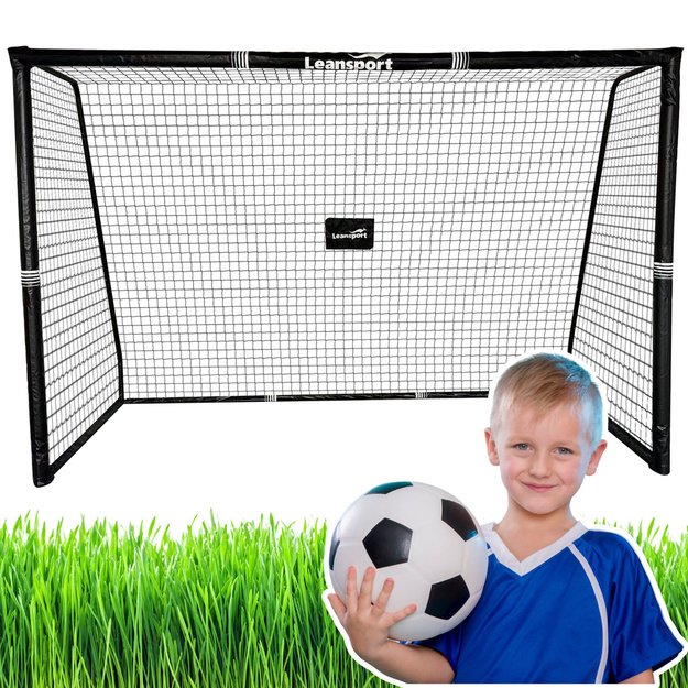 Metaliniai futbolo vartai vaikams 300×200×120cm