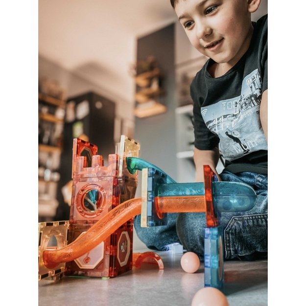 Šviečianti magnetinė kamuoliukų trasa 75 el., Woopie 36