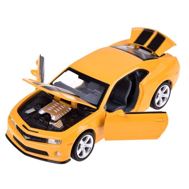Metalinis automobilis Chevrolet Camaro SS 1:32, geltonas