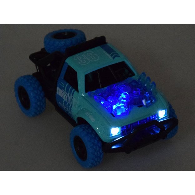 Kaskadinis 4x4 automobilis Predator, mėlynas