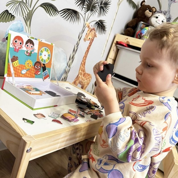 "TOOKY TOY" medinė magnetinės dėžutės dėlionė 2
