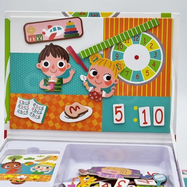 "TOOKY TOY" medinė magnetinės dėžutės dėlionė 6
