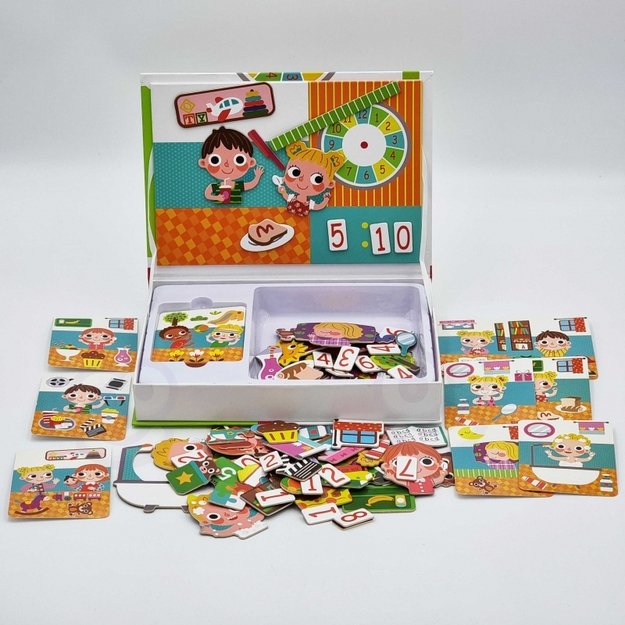 "TOOKY TOY" medinė magnetinės dėžutės dėlionė 7