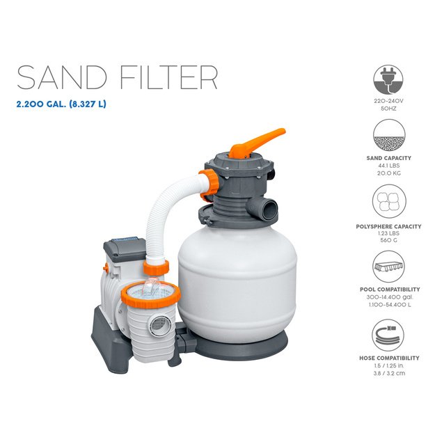 Smėlio filtravimo siurblys Bestway 58499, 8327 L/h