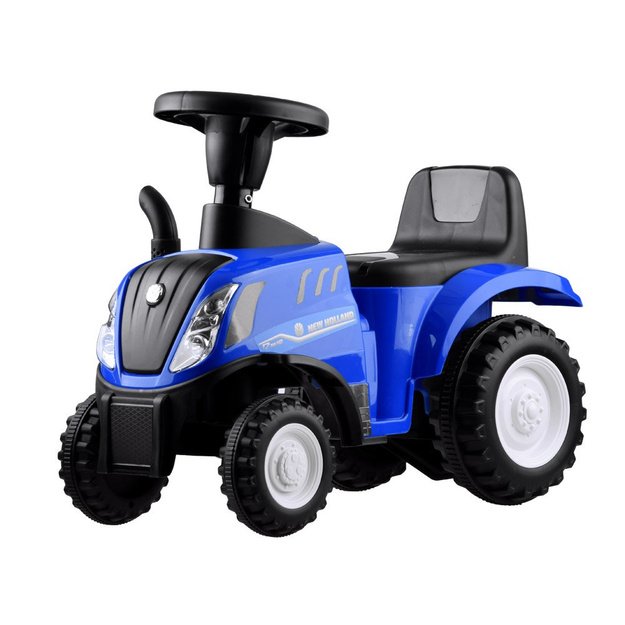 Vaikiškas paspiriamas traktorius su priekaba New Holland