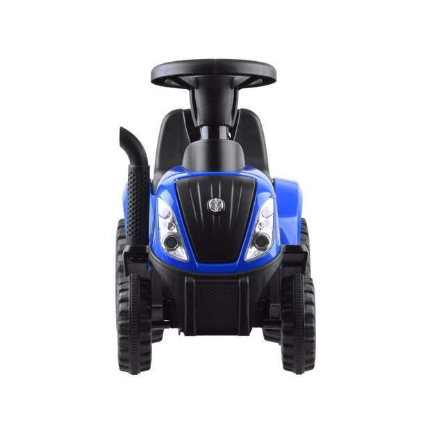 Vaikiškas paspiriamas traktorius su priekaba New Holland