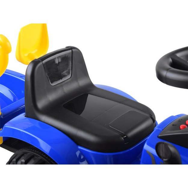Vaikiškas paspiriamas traktorius su priekaba New Holland