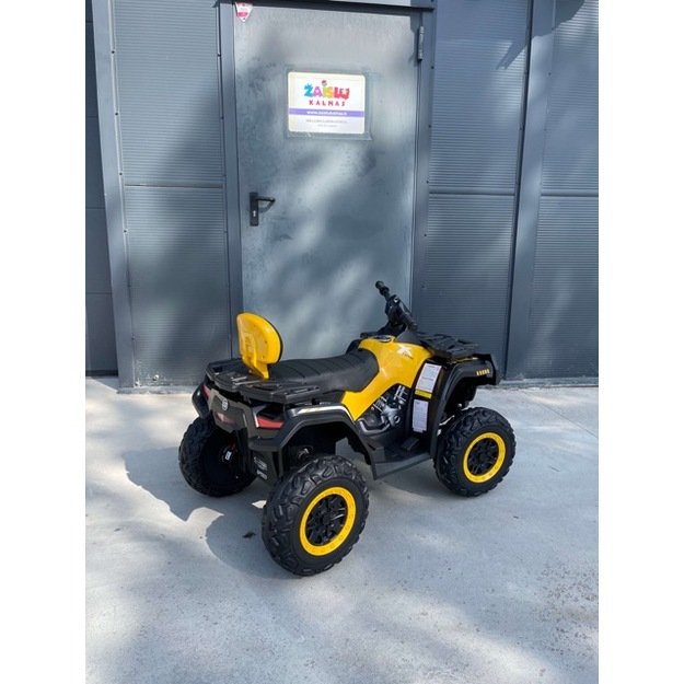 Elektrinis keturratis vaikams 4x4 320W 24 V, geltonas 3