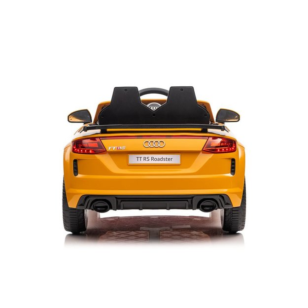 Vienvietis elektromobilis vaikams Audi TT RS, geltonas