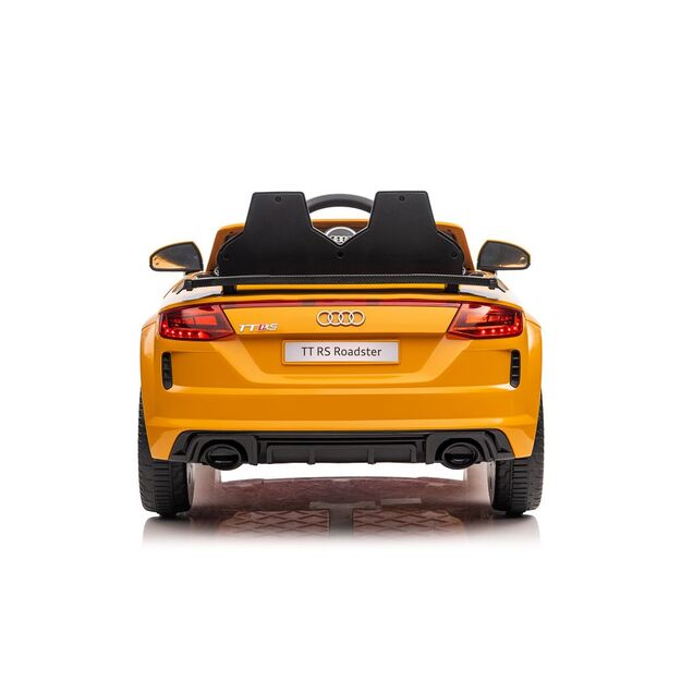 Vienvietis elektromobilis vaikams Audi TT RS, geltonas