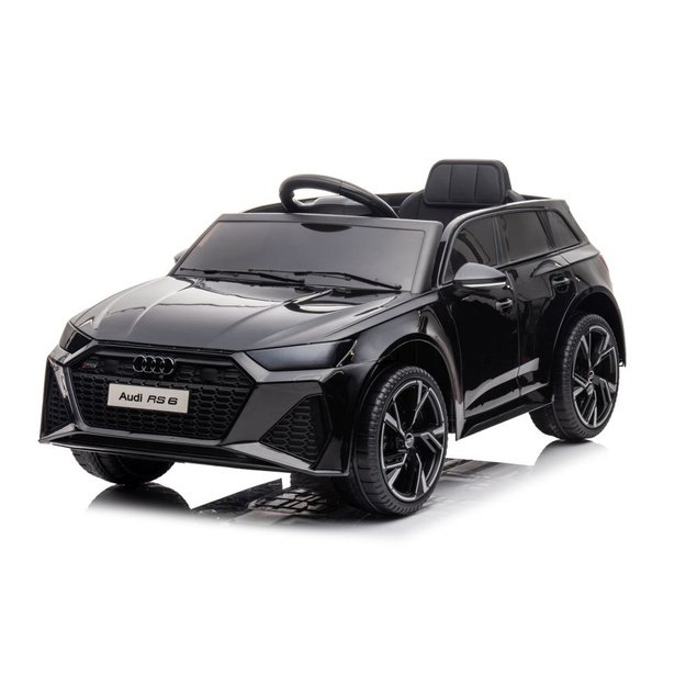 Vienvietis elektromobilis vaikams Audi RS6 BRD, juodas