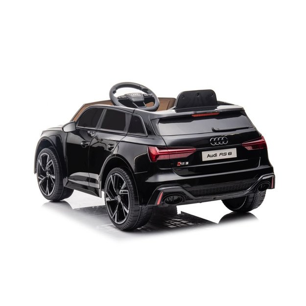 Vienvietis elektromobilis vaikams Audi RS6 BRD, juodas
