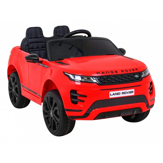 Vienvietis elektromobilis Range Rover Evoque, raudonas