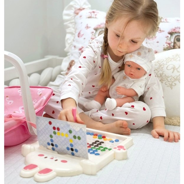 Montessori magnetinė lenta MagPad, WOOPIE, zuikis, rožinis