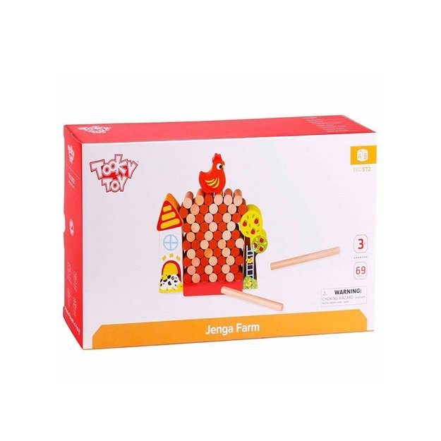 Arkadinis žaidimas „Krentanti medinė vištų ferma“, TOOKY TOY 15