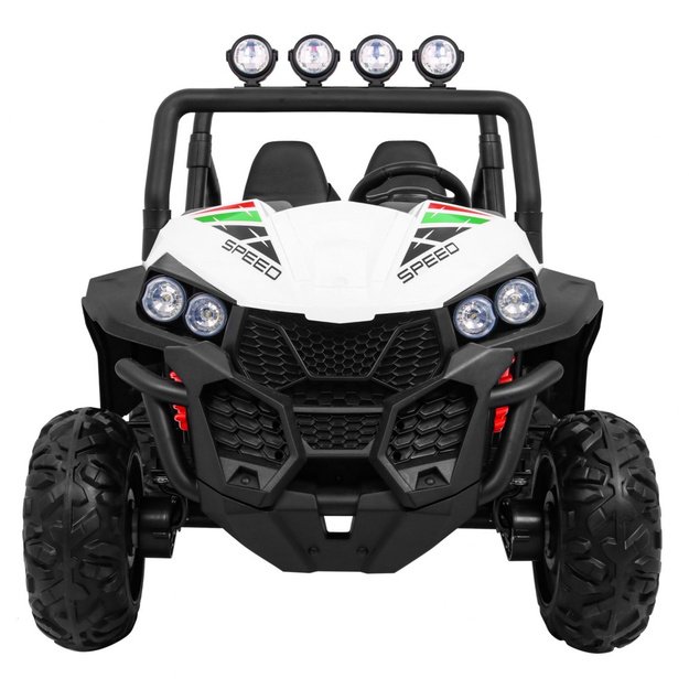 Dvivietis elektromobilis 4x4 bagis Grand Buggy, baltas
