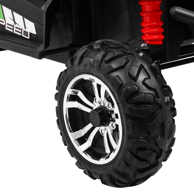 Dvivietis elektromobilis 4x4 bagis Grand Buggy, baltas