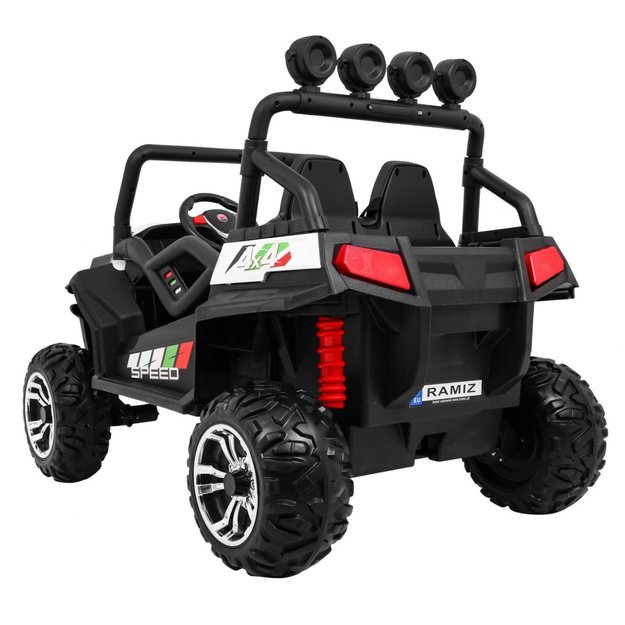 Dvivietis elektromobilis 4x4 bagis Grand Buggy, baltas