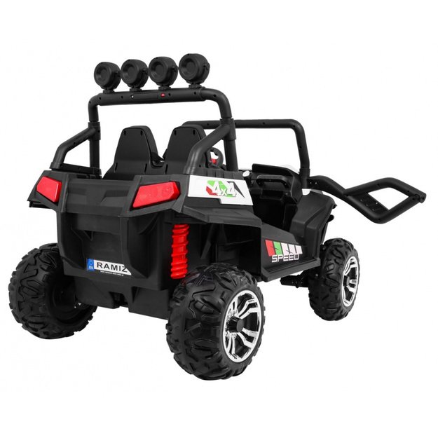 Dvivietis elektromobilis 4x4 bagis Grand Buggy, baltas